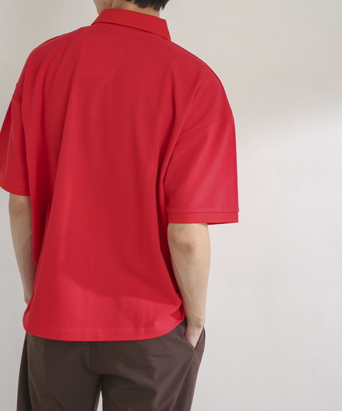 SENSE OF PLACE by URBAN RESEARCH(センスオブプレイスバイアーバンリサーチ)の「『別注』TeddyBear×SENSE OF PLACE テディベアカノコポロシャツ(ポロシャツ・メンズ・グリーン/ネイビー/レッド・MEDIUM/LARGE)」の9枚目の写真