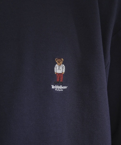 SENSE OF PLACE by URBAN RESEARCH(センスオブプレイスバイアーバンリサーチ)の「『別注』TeddyBear×SENSE OF PLACE テディベアカノコポロシャツ(ポロシャツ・メンズ・グリーン/ネイビー/レッド・MEDIUM/LARGE)」の12枚目の写真