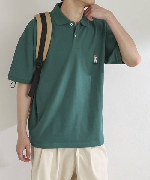 SENSE OF PLACE by URBAN RESEARCH(センスオブプレイスバイアーバンリサーチ)の「『別注』TeddyBear×SENSE OF PLACE テディベアカノコポロシャツ(ポロシャツ・メンズ・グリーン/ネイビー/レッド・MEDIUM/LARGE)」の20枚目の写真