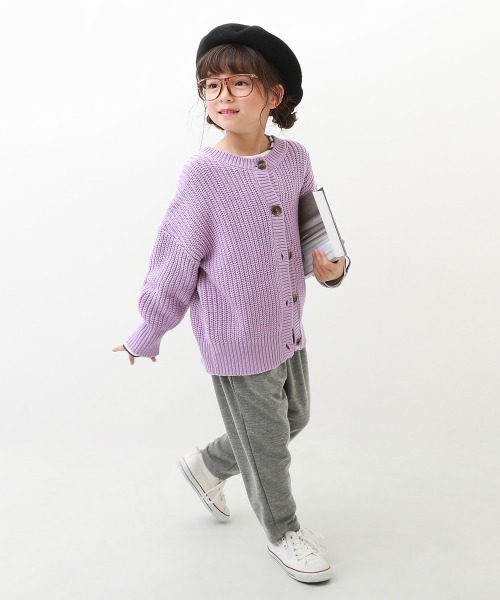devirock（デビロック）の「ゆったり スウェットタックパンツ（スウェットパンツ・キッズ・ブラック/モカ/グレー系その他/ヘザーチャコール・110cm/100cm/120cm/130cm/140cm/150cm/160cm）」の7枚目の写真