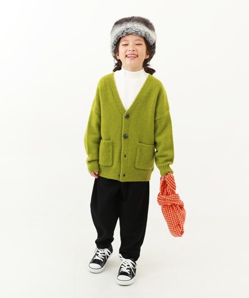 devirock（デビロック）の「ゆったり スウェットタックパンツ（スウェットパンツ・キッズ・ブラック/モカ/グレー系その他/ヘザーチャコール・110cm/100cm/120cm/130cm/140cm/150cm/160cm）」の19枚目の写真