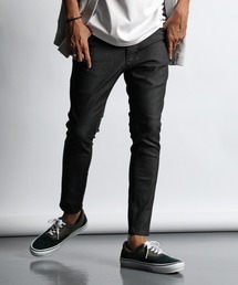 The DUFFER of ST.GEORGE | DENIM LIKE 5PKT PANTS：デニムライク 5ポケット スキニーパンツ(デニムパンツ)