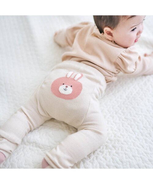 apres les cours（アプレレクール）の「おしりモチーフセパレートスパッツ（その他ベビーウェア・キッズ・イエロー/アイボリー/ブラウン/グレー/ピンク・80）」の22枚目の写真