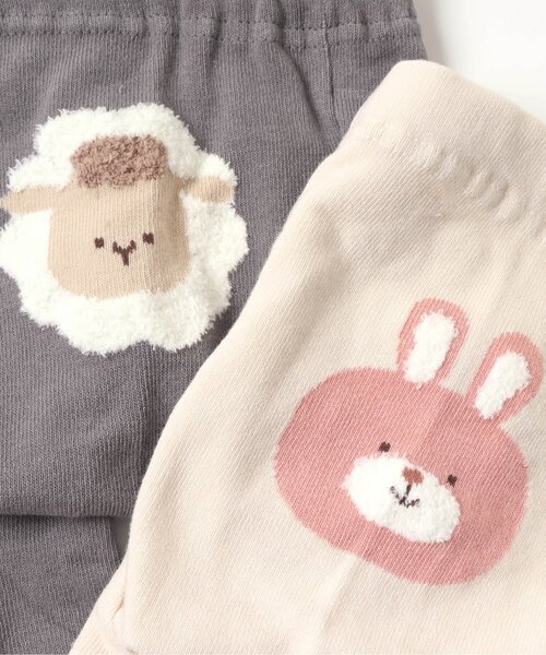 apres les cours（アプレレクール）の「おしりモチーフセパレートスパッツ（その他ベビーウェア・キッズ・イエロー/アイボリー/ブラウン/グレー/ピンク・80）」の16枚目の写真