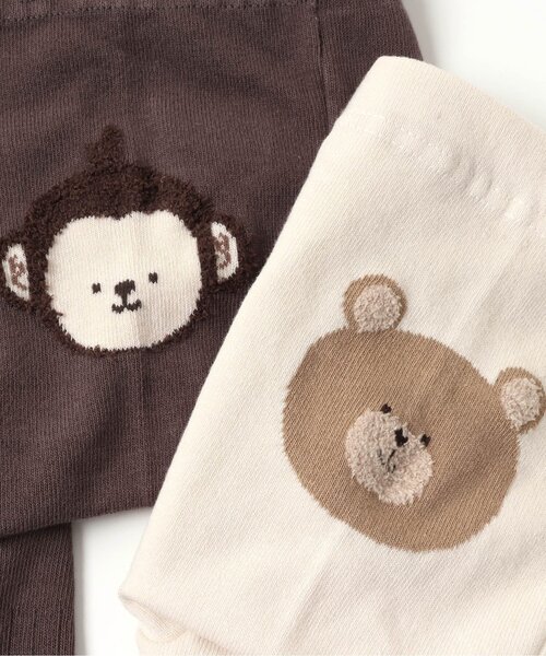 apres les cours（アプレレクール）の「おしりモチーフセパレートスパッツ（その他ベビーウェア・キッズ・イエロー/アイボリー/ブラウン/グレー/ピンク・80）」の17枚目の写真