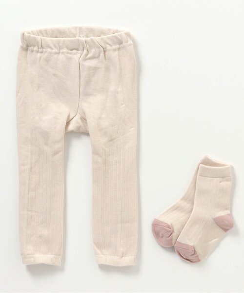 apres les cours（アプレレクール）の「おしりモチーフセパレートスパッツ（その他ベビーウェア・キッズ・イエロー/アイボリー/ブラウン/グレー/ピンク・80）」の11枚目の写真