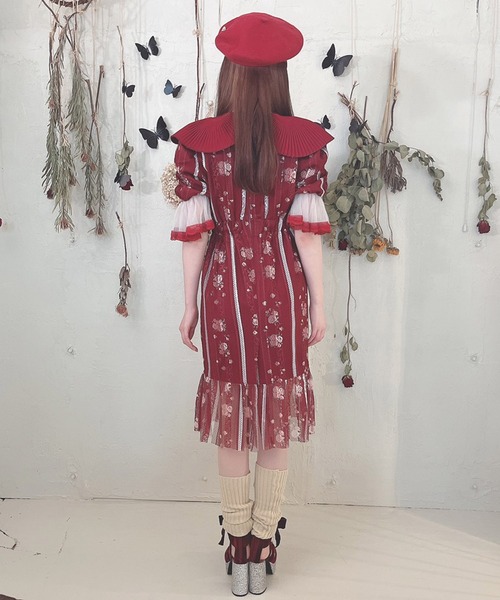 Swankiss（スワンキス）の「TS Dry rose MO/P（ワンピース・レディース・ブラック/ベージュ/ボルドー・FREE）」の19枚目の写真