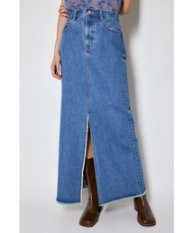 SLIT DENIM MAXI ILINE スカート