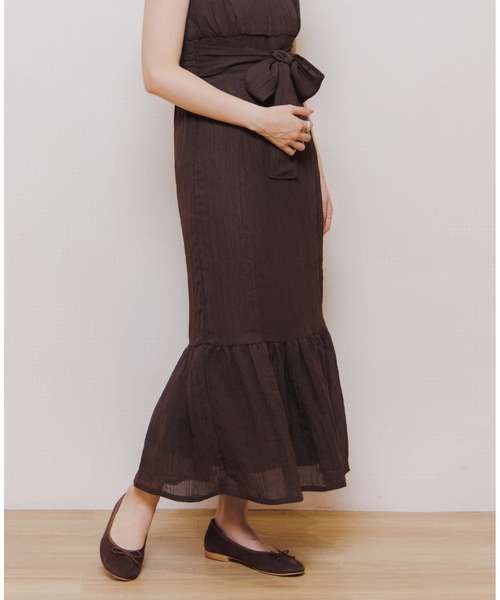 flower（フラワー）の「ビスチェマーメイドワンピース（ワンピース・レディース・ブラウン/グリーン・FREE）」の13枚目の写真