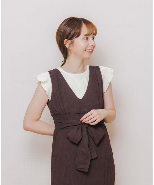 flower（フラワー）の「ビスチェマーメイドワンピース（ワンピース・レディース・ブラウン/グリーン・FREE）」の15枚目の写真