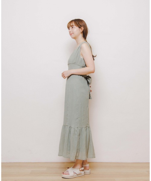 flower（フラワー）の「ビスチェマーメイドワンピース（ワンピース・レディース・ブラウン/グリーン・FREE）」の22枚目の写真