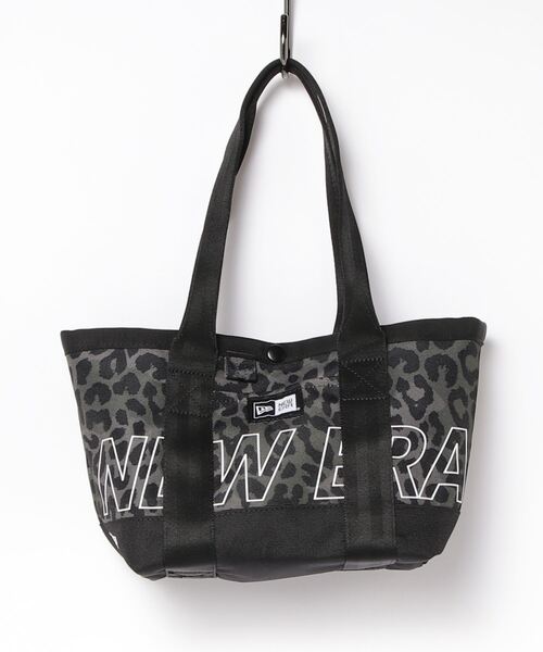 NEW ERA（ニューエラ）の「【NEW ERA/ニューエラ】 Tote Bag Mini（トートバッグ・レディース・ブラック/レオパード/ブラック×ホワイト・FREE）」の3枚目の写真