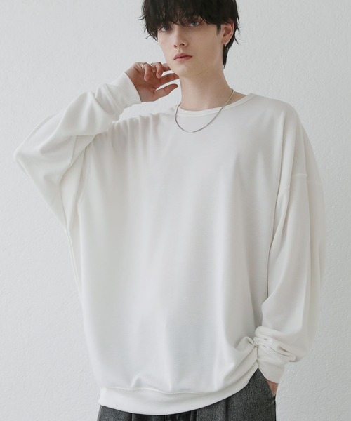 セール】TRスムースドルマン 長袖ポンチカットソー（Tシャツ