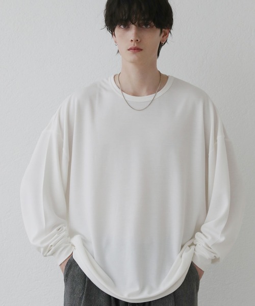 セール】TRスムースドルマン 長袖ポンチカットソー（Tシャツ