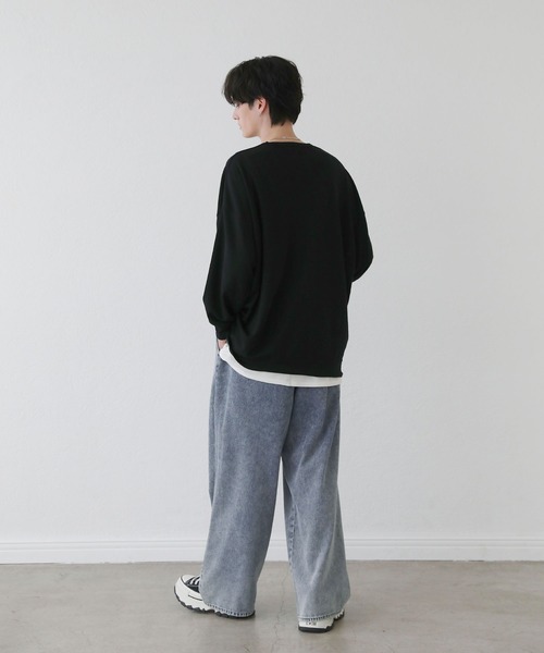 セール】TRスムースドルマン 長袖ポンチカットソー（Tシャツ