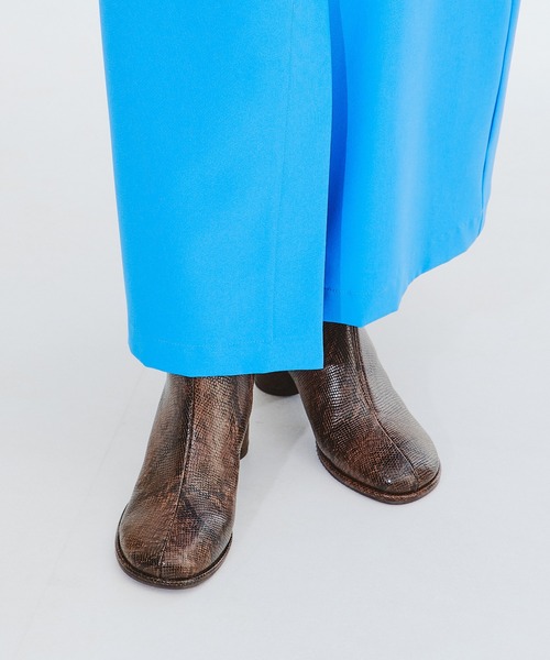 ORiental TRaffic（オリエンタルトラフィック）の「オブリークトゥラウンドヒールブーツ 21403（ブーツ・レディース・ブラック/ブラウン/カーキ・LL/S/M/L/3L/SS）」の16枚目の写真