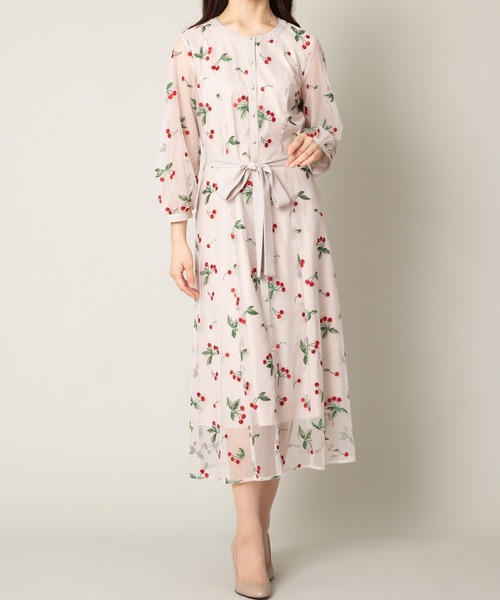 Rose Tiara（ローズティアラ）の「チェリーチュール刺繍ワンピース  