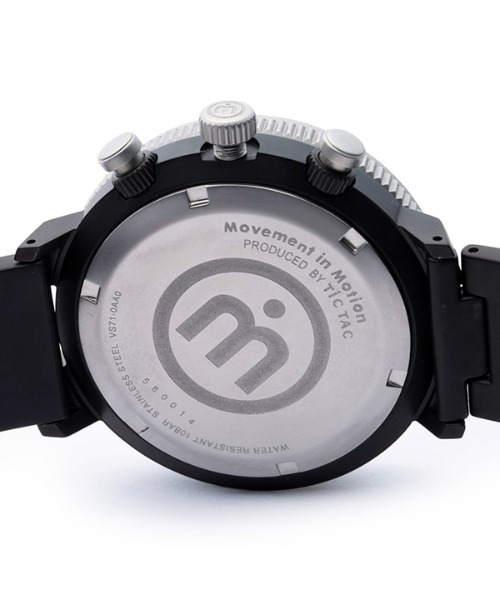 Movement In Motion（ムーブメントインモーション）の「Movement in Motion IZIL イジル MIM-IZIL/FRJR001 復刻モデル ソーラー メンズ（アナログ腕時計・メンズ・クリアブラック・ﾌﾘ-）」の3枚目の写真