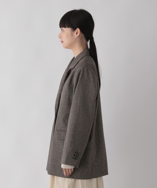 LOWRYS FARM(ローリーズファーム)の「テーラードジャケット 344594(テーラードジャケット・レディース・ブラック/アイボリー/ブラウン・FREE)」の20枚目の写真