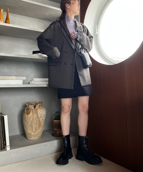 LOWRYS FARM(ローリーズファーム)の「テーラードジャケット 344594(テーラードジャケット・レディース・ブラック/アイボリー/ブラウン・FREE)」の18枚目の写真