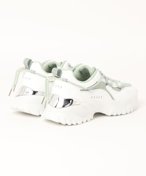 Zipper（ジッパー）の「【Zipper】　厚底ダッドスニーカー（スニーカー・レディース・ホワイト/ラベンダー・L/M）」の4枚目の写真