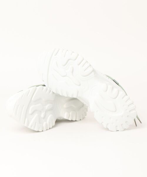 Zipper（ジッパー）の「【Zipper】　厚底ダッドスニーカー（スニーカー・レディース・ホワイト/ラベンダー・L/M）」の3枚目の写真