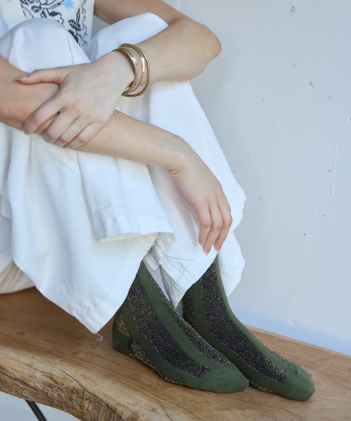 Libra Cue（リブラ キュー）の「ストライプソックス（ソックス/靴下・レディース・ブラック・FREE）」の15枚目の写真