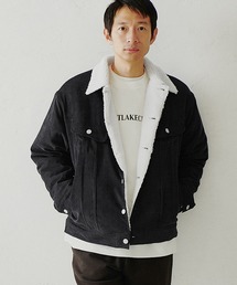 メンズコーデュロイ裏ボアジャケット