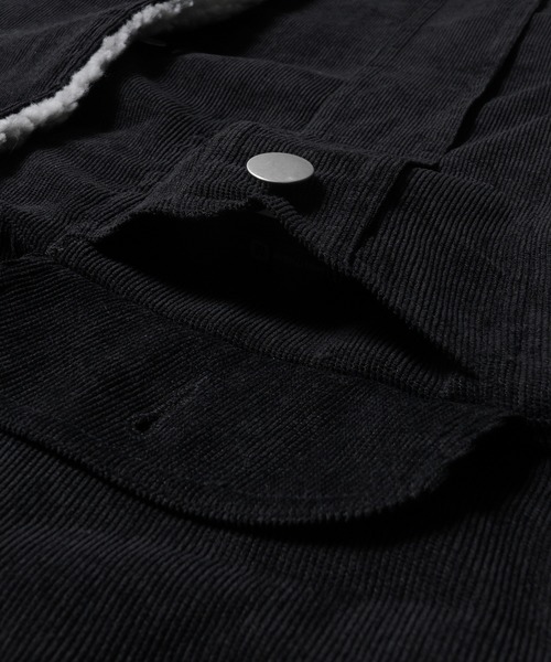 coca(coca)(コカ)の「メンズコーデュロイ裏ボアジャケット(その他アウター・メンズ・ブラック/ベージュ・M/L/XL)」の15枚目の写真