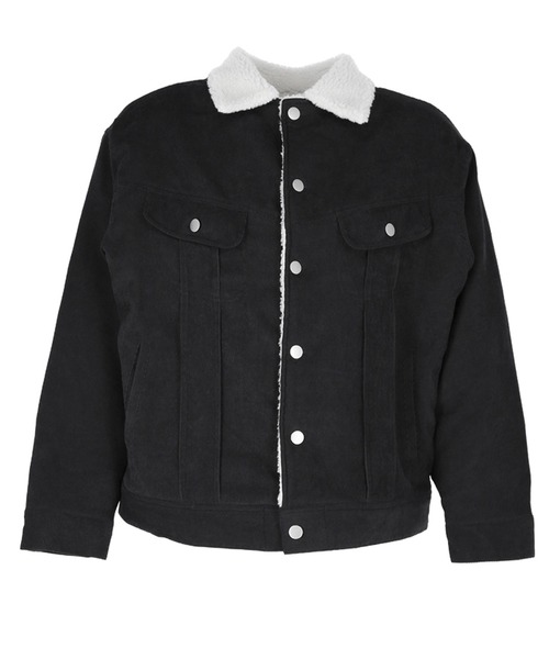 coca(coca)(コカ)の「メンズコーデュロイ裏ボアジャケット(その他アウター・メンズ・ブラック/ベージュ・M/L/XL)」の12枚目の写真