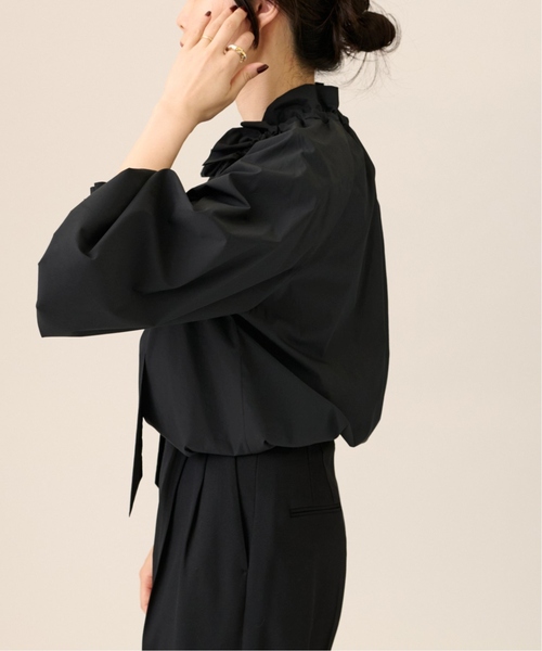 journal standard L'essage（ジャーナルスタンダードレサージュ）の「《追加》CPリボンブラウス（シャツ/ブラウス・レディース・ブルー系その他/ホワイト/ブラック・FREE）」の12枚目の写真