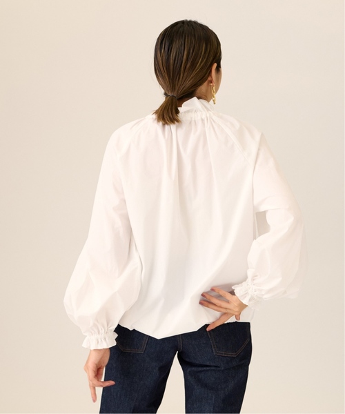 journal standard L'essage（ジャーナルスタンダードレサージュ）の「《追加》CPリボンブラウス（シャツ/ブラウス・レディース・ブルー系その他/ホワイト/ブラック・FREE）」の19枚目の写真