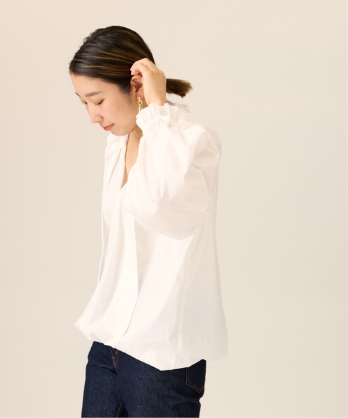 journal standard L'essage（ジャーナルスタンダードレサージュ）の「《追加》CPリボンブラウス（シャツ/ブラウス・レディース・ブルー系その他/ホワイト/ブラック・FREE）」の20枚目の写真