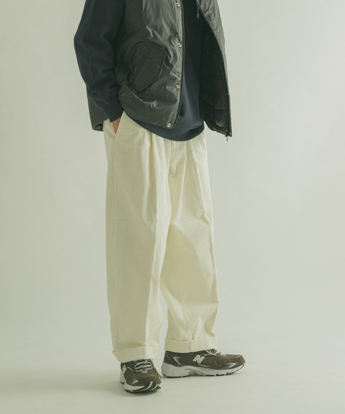 FORK&SPOON（フォークアンドスプーン）の「FORK&SPOON　コーデュロイパンツ（その他パンツ・メンズ・グレー/ブルー系その他/アイボリー・5/4）」の11枚目の写真