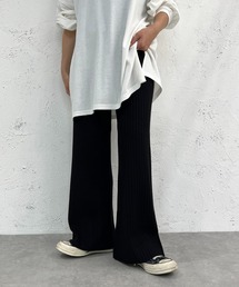 apres jour mignon | リブニットパンツ【ZOZOTOWN限定アイテム】(その他パンツ)