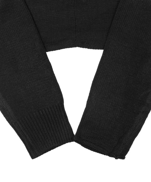 Figments（フィグメンツ）の「ニットボレロ（ニット/セーター・レディース・ブラック/ブルー/オフホワイト・FREE）」の8枚目の写真