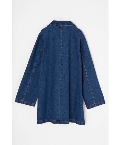MOUSSY（マウジー）の「DENIM HIGH NECK MINI ドレス（ワンピース・レディース・ダークブルー・1/2）」の6枚目の写真