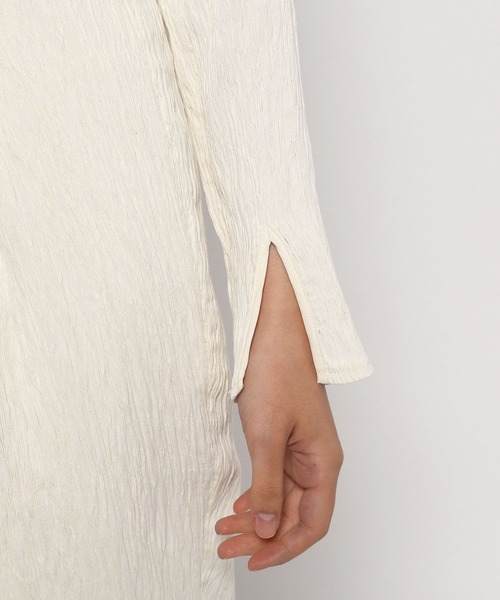 Love,Bonito（ラブボニート）の「アーリン テクスチャード ボートネック コラムドレス（ワンピース・レディース・クリーム/ブラック・X-SMALL/SMALL/MEDIUM/LARGE）」の15枚目の写真