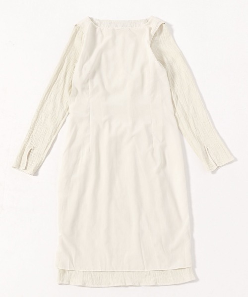 Love,Bonito（ラブボニート）の「アーリン テクスチャード ボートネック コラムドレス（ワンピース・レディース・クリーム/ブラック・X-SMALL/SMALL/MEDIUM/LARGE）」の20枚目の写真