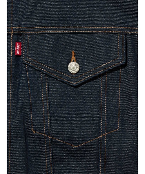 Levi's（リーバイス）の「Levi's/リーバイス XL TRUCKER JACKET（デニムジャケット・レディース・インディゴブルー/ダークインディゴブルー/ブラック/ノンウォッシュ/ブルー・M/S/XS/XXS/L）」の9枚目の写真