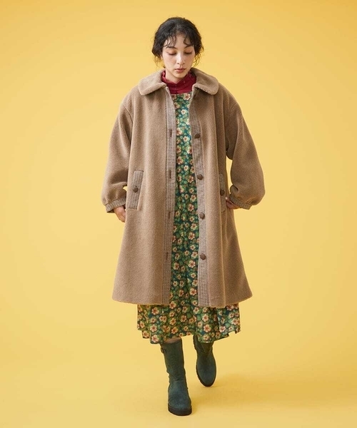 美品 Jocomomola ホコモモラ Bestia ボア ロングコート 美品 Jocomomola ホコモモラ Bestia ボア ロングコート - メルカリ