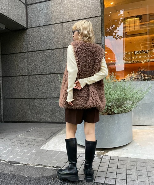 極美品＊アドーア フレアスリーブニットプルオーバー 38 ブラウン クルーネック 極美品＊アドーア フレアスリーブニットプルオーバー 38 ブラウン