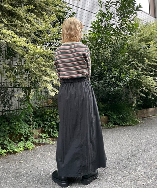 CIAOPANIC(チャオパニック)の「モックネックフレアスリーブニットプルオーバー(ニット/セーター・レディース・オフホワイト/ブラック/グリーン/ブルー・FREE)」の11枚目の写真