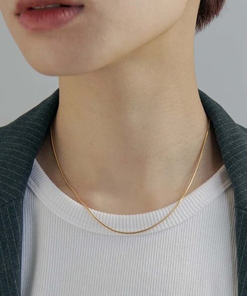 GOLDY（ゴールディ）の「【GOLDY】スリム チェーン チョーカー / 3181150　※（チョーカー・レディース・シルバー系その他/ゴールド系その他/ゴールド/シルバー・FREE）」の3枚目の写真