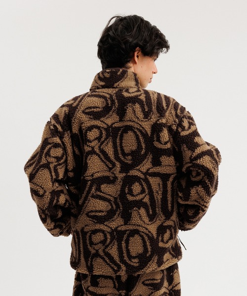 Saturdays NYC（サタデーズ ニューヨークシティ ）の「Spencer Spellout Polar Fleece Full Zip Jacket（その他アウター・メンズ・ブルー/ブラウン系その他2・M/L/XL/S/X-SMALL）」の5枚目の写真