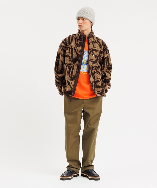 Saturdays NYC（サタデーズ ニューヨークシティ ）の「Spencer Spellout Polar Fleece Full Zip Jacket（その他アウター・メンズ・ブルー/ブラウン系その他2・M/L/XL/S/X-SMALL）」の9枚目の写真