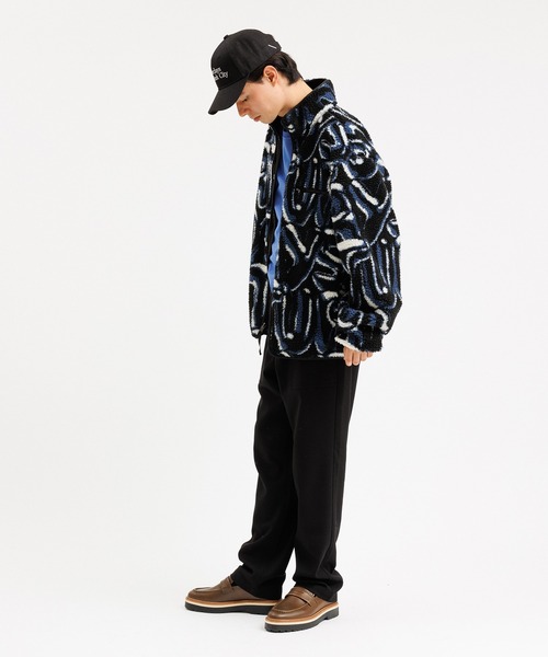 Saturdays NYC（サタデーズ ニューヨークシティ ）の「Spencer Spellout Polar Fleece Full Zip Jacket（その他アウター・メンズ・ブルー/ブラウン系その他2・M/L/XL/S/X-SMALL）」の20枚目の写真