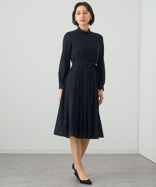 セール】シアードビーレースプリーツ ワンピース（ワンピース）｜ANAYI