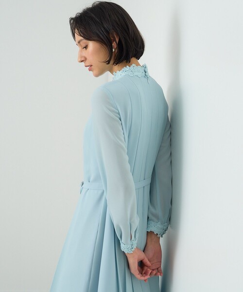 セール】シアードビーレースプリーツ ワンピース（ワンピース）｜ANAYI