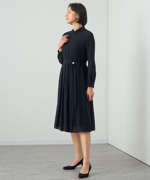 セール】シアードビーレースプリーツ ワンピース（ワンピース）｜ANAYI